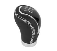 QRDKKL Gearbox Stick Manual Shift Knob | Gear Shift Head Perforated leather shift knob, universal M8/M10/M12 for all MT cars(B)