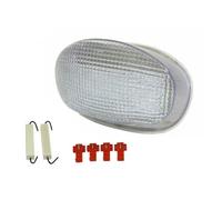 QRDKKL Motorcycle Rear Tail Light For Triumph For Daytona 995i TT600 For Speed For Triple 955 Rear Taillight Brake Turn Signals Integrated Led Light(Clear Lens)