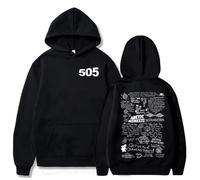 QRDLKERL 505 Hoodie Arctic Monkeys Music Merch Gift for Fan Pullover Tops Streetwear Unisex
