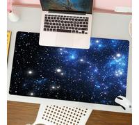QRFASFZO Mouse Pad 31.5 × 12 inch Extended Large Mouse Mat Desk Pad, Stitched Edges Mousepad,Non-Slip Rubber Base,Constellation theme image, outer space stars and astronomy theme,Gaming Mouse Pad XL