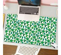 QRFASFZO Mouse Pad 31.5 × 12 inch Extended Large Mouse Mat Desk Pad, Stitched Edges Mousepad,Non-Slip Rubber Base,Exotic, vibrant San Pedro Cactus foliage climate desert flowering,Gaming Mouse Pad XL
