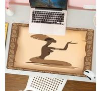 QRFASFZO Mouse Pad 31.5 × 12 inch Extended Large Mouse Mat Desk Pad, Stitched Edges Mousepad,Non-Slip Rubber Base,JoyArty Photos of the curtains on the window window for dachas,Gaming Mouse Pad XL
