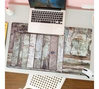 QRFASFZO Mouse Pad 31.5 × 12 inch Extended Large Mouse Mat Desk Pad, Stitched Edges Mousepad,Non-Slip Rubber Base,Rustic, Old Rustic Barn Door Cottage Country Cabin Theme Rural My,Gaming Mouse Pad XL