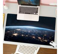 QRFASFZO Mouse Pad 31.5 × 12 inch Extended Large Mouse Mat Desk Pad, Stitched Edges Mousepad,Non-Slip Rubber Base,Look at the spectacular scene of the earth from space。,Gaming Mouse Pad XL