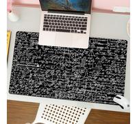 QRFASFZO Mouse Pad 31.5 × 12 inch Extended Large Mouse Mat Desk Pad, Stitched Edges Mousepad,Non-Slip Rubber Base,Mathematical vector seamless pattern with mathematical figures fo,Gaming Mouse Pad XL