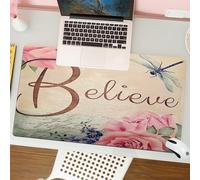 QRFASFZO Mouse Pad 31.5 × 12 inch Extended Large Mouse Mat Desk Pad, Stitched Edges Mousepad,Non-Slip Rubber Base,Beautiful work of art with fashionable lettering of the word 'bel,Gaming Mouse Pad XL