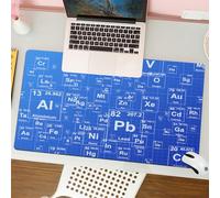 QRFASFZO Mouse Pad 31.5 × 12 inch Extended Large Mouse Mat Desk Pad, Stitched Edges Mousepad,Non-Slip Rubber Base,Periodic table of elements, arrangement of chemical elements on b,Gaming Mouse Pad XL