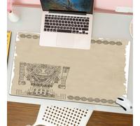 QRFASFZO Mouse Pad 31.5 × 12 inch Extended Large Mouse Mat Desk Pad, Stitched Edges Mousepad,Non-Slip Rubber Base,Native American, Mayan and Inca tribal symbols Primitive relics o,Gaming Mouse Pad XL