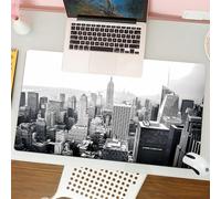 QRFASFZO Mouse Pad 31.5 × 12 inch Extended Large Mouse Mat Desk Pad, Stitched Edges Mousepad,Non-Slip Rubber Base,New York City - USA. View to Lower Manhattan downtown skyline wit,Gaming Mouse Pad XL