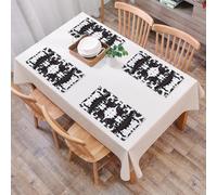 QRFASFZO Table Mats Set of 6, Place Mats Table Placemats Washable Non-slip Heat Insulation Woven Vinyl for,Nature Dyeing. Dark Batik. Grey Tie DyePatterns.Sketch Banner Sea. Dark Seamless Gr,12x18 in