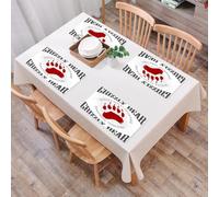 QRFASFZO Table Mats Set of 6, Place Mats Table Placemats Washable Non-slip Heat Insulation Woven Vinyl for,Grunge grizzly bear footprint emblem, dangerous wildlife, decorative rocky mountain,12x18 in