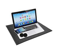 QRFDTSOQY Laptop Pad Protection, Radiation Shielding Pad, Multi-Layer EMI Blocker, Suitable for Laptops, Tablets, Notebooks, Ipad, Cell Phones, Black, Aluminum Cooling