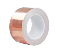 Qrity 1 PCS Copper Foil Tape with Conductive Adhesive, 60mm*20m, Copper Foil Tape for EMI Shielding, Induction Cooker, Guitar, Electrical Repairs
