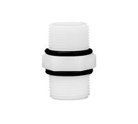 Qrity 1 PCS Ro Water Filter Fitting, 3/4" Male to 3/4" Male Thread Connector, Threaded Pipe Fitting, for RO Reverse Osmosis System
