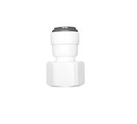 Qrity 1 PCS RO Water Filter Fitting, 5/8" Female Thread to 3/8" Straight Quick Connect, Water Filter Plumbing Fitting