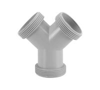 Qrity 1 Pcs Sink Drain Pipe Connector, Y-Shaped Connectors, Sink Drainpipe Adapter for Kitchen Sink Dishwasher Washing Machine