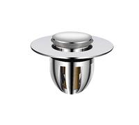 Qrity 1 PCS Sink Plug, Universal Magnetic Pop up Sink Plugs with Removable Basket, Sink Stopper Replacement for Bathroom and Kitchen, Magnetic Bounce Core