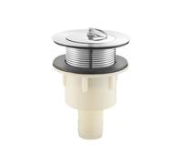 Qrity 1 PCS Sink Waste, Sink Basket Strainer Waste, Stainless Steel and PVC, Sink Strainer for Kitchen Mop Pool Drain Catcher, 50#