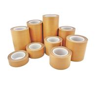 Qrity 1 Roll High Temp Tape 140mm x 10m, PTFE Tape, High Temperature Adhesive, for Vacuum & Impulse Sealers, Heat Resistant Up to 300℃