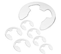 Qrity 100 PCS Stainless Steel Circlips, External Retaining Ring, Retaining Ring Washers, External Stainless Steel E Clips, E Circlips for Shaft Fastener, Φ3.0mm