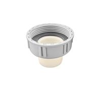 Qrity 1Pcs Kitchen Sink Drain Pipe Connector, 45mm Female Threaded Nut with Φ32mm Pipe Plug Core, Threaded Drain Pipe Adapter Reducer for Connecting Pipes