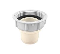 Qrity 1Pcs Kitchen Sink Drain Pipe Connector, 56mm Female Threaded Nut with Φ40mm Pipe Plug Core, Threaded Drain Pipe Adapter Reducer for Connecting Pipes