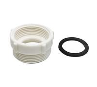Qrity 1PCS Kitchen Sink Waste Pipe Fitting 39mm Female Thread to 46mm Male Thread Reducer for Odour Traps Siphon