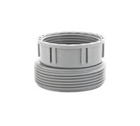 Qrity 1PCS Kitchen Sink Waste Pipe Fitting 45mm Female Thread to 58mm Male Thread Plastic Reducer Adapter for Odour Traps Siphon