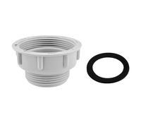 Qrity 1PCS Kitchen Sink Waste Pipe Fitting 54mm Female Thread to 47mm Male Thread Reducer for Odour Traps Siphon