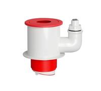 Qrity 1Pcs Washing Machine Sealing Plug, Waste Pipe Connector Plug with 1/4" Quick Connector, 3-Way Kitchen Sink Drain Pipe Connector, for 50mm PVC Drainage Pipes