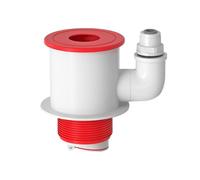 Qrity 1Pcs Washing Machine Sealing Plug, Waste Pipe Connector Plug with 3/8" Quick Connector, 3-Way Kitchen Sink Drain Pipe Connector, for 50mm PVC Drainage Pipes