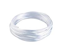 Qrity 2 Metre PVC Tubing Pipe, 4mm ID x 6mm OD Drain Hose, Flexible Hose Pipe for Garden Irrigation, Water Hose, Fish Tank, Clear