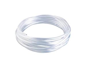 Qrity 2 Metre PVC Tubing Pipe, 4mm ID x 6mm OD Drain Hose, Flexible Hose Pipe for Garden Irrigation, Water Hose, Fish Tank, Clear
