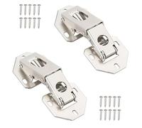 Qrity 2 PCS 90° Kitchen Cupboard Doors Hinges, Furniture Concealed Door Hinge, Universal Type Hinges for Cabinet Cupboard, Wardrobe, Furniture Cabinet