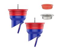 Qrity 2 PCS Shower Floor Drain Backflow Preventer, Drain Valve Sewer Core, Silicone Anti-Odor Plug for Floor Water Drainage, Universal 50 Tube 40 Tube