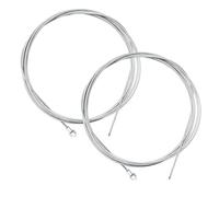 Qrity 2 Pieces Bicycle Brake Cables, Before and After Brake Cable Set, Bicycle Brake Cable Inner Cable for Road Bike