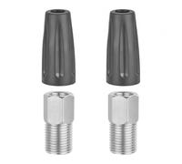 Qrity 2 Pieces Hydraulic Brake Hose Screw with Dust Cover, M8 Bike Brake Oil Pipe Compression Screw Bolt, for Disc Brake Hose Connection