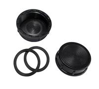 Qrity 2 Pieces Pipe Fitting Cap, Kitchen Sink Waste Pipe Blanking Cap, 39mm Female Threaded Plumbing Fittings, for Sealing Joints and Pipes End