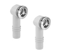 Qrity 2 Pieces Sink Overflow Head, Overflow Round Interface, Wash Basin Overflow Head, Kitchen Sink Accessories, 36 x 36mm