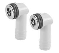 Qrity 2 Pieces Sink Overflow Head, Overflow Round Interface, Wash Basin Overflow Head, Kitchen Sink Accessories, 29 x 29mm