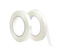 Qrity 2 Rolls Fiberglass Tape Filament Tape, 15mm x 50m, Repair Tape Fiberglass Packing Tape, Waterproof Strapping Tape, Wear Resistant, Heavy Duty Tape