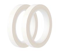 Qrity 2 Rolls Insulation Tape, 15mm x 66m Mylar High Temperature Tape Strong Adhesive Tape for Fixing Wires, Regional Division, DIY Use, White