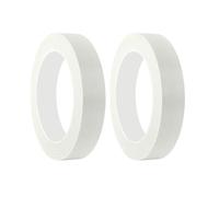 Qrity 2 Rolls Masking Tape, 20mm x 50m Indoor Painting Tape, Decorators Painters Tape for Painting, Arts, Crafts, Red, White