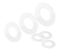 Qrity 20 PCS Nylon Flat Washers, M8 Round Spacers, 8mm ID 16mm OD 2mm Thick