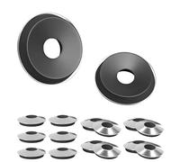 Qrity 20 Pieces Bonded Sealing Washers, OD 19 mm, ID 5.5 mm, Thickness 2.5 mm, 304 Stainless Steel EPDM Rubber Backed Gasket for Bolt