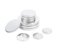 Qrity 20Pcs 304 Stainless Steel Disc, Round Plate Circular Washers, Dia 8 mm Thickness 1.2mm, Holeless Flat Gasket, Round Spacer Disk Sheet