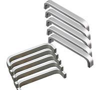 Qrity 20x Aluminum Cabinet Door Drawer Handles Knobs Pull Handles Cupboard Closet Door Bow Shape Pull Handle (96MM)