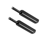 Qrity 2pcs Magnetic Push Latches Push Touch Latch Push Open Door Catches Modern Stylish for Cabinets Cupboard Wardrobe-Black