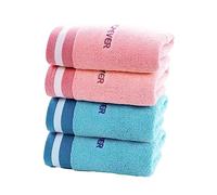 Qrity 4 PCS Cotton Hand Towel Set, 35 x 75 cm Thickened Water Absorbing Facial Towel, Multifunctional Bath Towels, Soft Towels for Hotels, Gyms, Spas