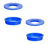 Qrity 4 PCS Silicone Seal Ring, Floor Drain Core Spare Seal, O Rings Seal Washer, Reducing Ring for Floor Drain Strainer, Inner Diameter: 28MM